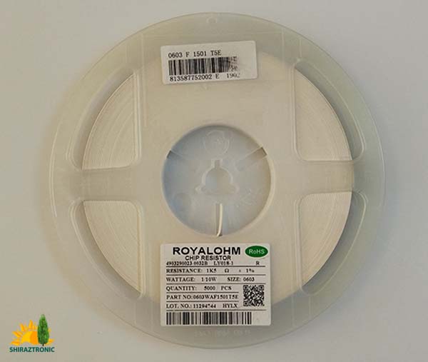 ROYALOHM 0603WAF1501T5E ShirazTronic