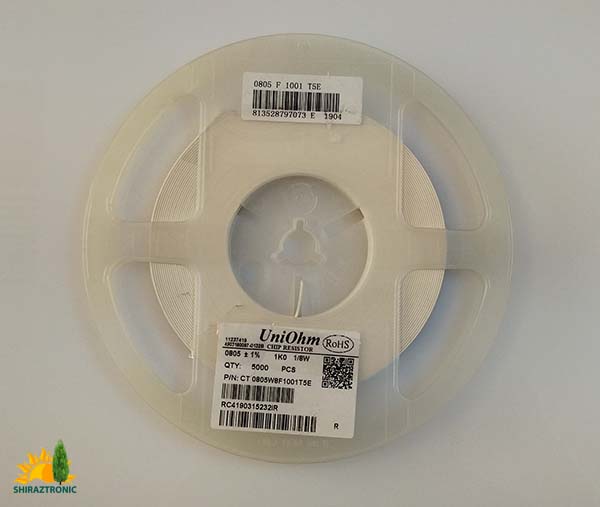 017- UniOhm CT 0805W8F1001T5E ShirazTronic