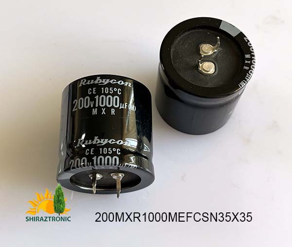 200MXR1000MEFCSN35X35-1000µF-200V-Rubycon