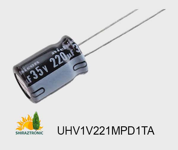 UHV1V221MPD1TA-8×11.5mm-220µF-35V-Nichicon