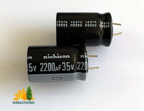 UVZ1V222MHD-16x25mm-2200µF-35V-Nichicon