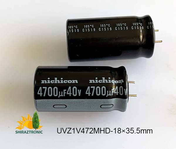 UVZ1V472MHD-18×35.5mm-4700µF-40V-Nichicon